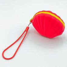 New Shell Shaped Coin Purse Lipstick Case Card Holder Bluetooth Earphone Storage Bag Handheld Soft Silicone Card Key Coin Pouch Multi-Functional Waterproof Silicone Storage Bag Holiday Gift For Women Money Wallet Mini Wallet Purse Wallet Small Wallet Wristlet Wallet Coin Wallet - Multicolor - View 17