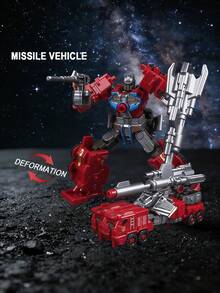 7-In-1 Zinc Alloy Transformable Mecha - National Heavy Land-Sea-Air Integrated Armored Vehicle 7-In-1 Combination Set, Collectible Action Figures For Boys, Deluxe Gift Box Packaging, Parent-Child Interactive Educational Holiday Gift - 6-in-1 [Major National Weapon] Can Combine/transform Individually - View 13