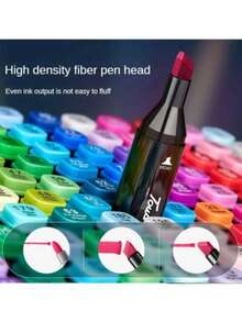 24/36/48/60/80/120/168/262色双头永久性记号笔，适用于插画、学习用品、返校季 - 彩色 - 查看 3