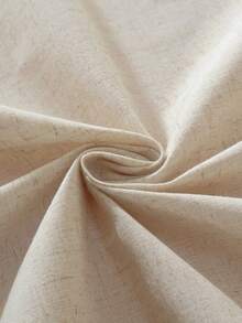 1pc Plain Ruffle Trim Tablecloth - Beige - View 7