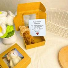 1pc 2025 New Mini Plush Teddy Bear In Box, Cross-Border Pocket Teddy Bear Plush Toy Gift Box - Holiday Gift - Birthday Gift - Multicolor - View 4