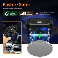 Funda para Apple  Pro 2, con Cerradura de , Módulo de Sujeción Magnética, Soporte para Teléfono Móvil | Protección contra Caídas|Arañazos|Polvo, con Kit de Limpieza y Llavero,36995499 - Gris - Ver 6