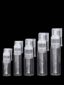 2/1件裝身體粉末分裝瓶 (140ml/14ml) - 按壓式防漏塑膠容器、噴霧瓶、迷你香水旅行分裝瓶 - 無色 - 查看 10