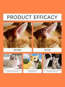 Pet Ear Care Solution, Gentle Formula To Clean Ear Canal And Maintain Ear Freshness, Daily Care