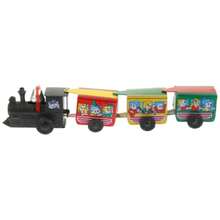 Tren De Juguete De Cuerda Vintage Juguete De Reloj Educativo para NiñOs DecoracióN para Hogar Y Oficina Trenecito De Interactivo Sin Batería - como en la foto - Ver 1