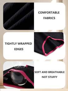 5 Pcs Women Color-Block Edge Underwear, Minimalist High-Waisted Design, Comfortable And Stylish Fit For Everyday Wear, Available In Classic Color Combinations - 彩色 - 查看 6