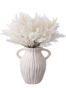 3pcs Astilbe Artificial Flower Bush Filler Flowers Artificial Greenery Stems Faux Plants & Fake Flowers For Wedding DIY Bouquets Boho Floral Arrangement Table Centerpieces Home Decor - White - View 4