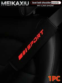MEIKAXIU 1件/2件装 材质发泡印花 运动新款汽车安全带肩垫，汽车配件 - 發泡SPORT - 查看 27