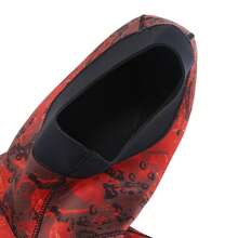 HISEA 3.0mm Women's Neoprene Freediving Wetsuit; Men's Two-Piece Freediving And Hunting Wetsuit; Hooded Diving Wetsuit - Red - View 6