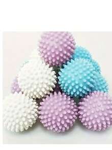 1pc Reusable Laundry Washing Ball - Rubber Material, Stain Removal & Lint Remover, Clothes Specific, No Power Needed, Essential Household Cleaning Item, Fabric Softener Dryer Ball, Reduces Wrinkles & Static, Prevents Tangling In Home & Laundromat, No Electricity Required, Suitable As Toy For Cats & Dogs, Great Gift For Mother's Day, Valentine's Day, Friends, Moms, Girlfriends, Random Color & Style - Multicolor - View 11