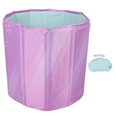 Foldable Bath Tub 7 Insulation Layers Easy Assembly Portable Ice Hot Bathtub For Home Outdoor Sports 80x65cm / 31.5x25.6in