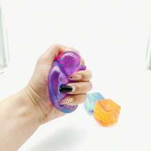 Flowing Water Pattern Ice Cube Squeeze Toy, Malt Candy Stress Relief Toy, Ice Cube, Malt Candy Kneading Music, Stress Relief Tool - Multicolor - View 8