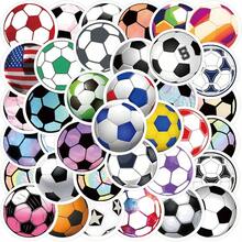 60 Pieces Soccer Stickers, Vinyl Stickers Bottle, Helmet, Laptop, Phone, Gifts, Ball Party Favors, Sport Stickers Soccer Decorations Teens Blue - Blue - View 1