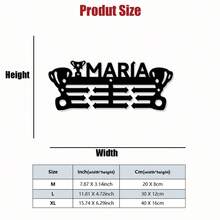 1pc Customized Name Running Sports Metal Medal Holder, 5 Styles Available, Suitable As Wedding, Graduation, Back To School, Mother's Day, Father's Day, Christmas, Easter, Valentine's Day, Independence Day, Birthday Gifts For Family/Friends - Multicolor - View 64