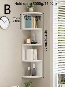 1 buah Rak Penyimpanan Gantung Dinding, Pengatur Buku/Majalah, Dekorasi Musim Gugur, Rak Pajangan Dinding Gaya Boho Nordik untuk Kamar Tidur, Ruang Tamu, Ruang Makan, Dapur, Kantor, Tempat Tanaman Kecil/Patung Kecil - MultiWarna - View 3