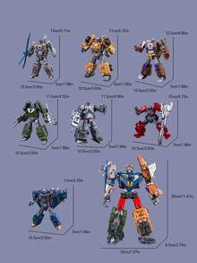 7-In-1 Zinc Alloy Transformable Mecha - National Heavy Land-Sea-Air Integrated Armored Vehicle 7-In-1 Combination Set, Collectible Action Figures For Boys, Deluxe Gift Box Packaging, Parent-Child Interactive Educational Holiday Gift - 6-in-1 [Major National Weapon] Can Combine/transform Individually - View 8