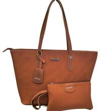 Bolsa Feminina Grande De Ombro Praeme Ideal Para O Dia A Dia - Laranja Queimado - Visão 2