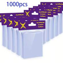 1000/600/500 张装蓝色反光卡套，适用于收藏游戏卡牌，顶部开口式卡套，适用于棒球卡、万智牌、体育卡等。 - 藍光卡膜 - 查看 20