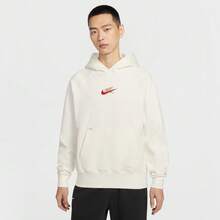 Men's AS M NSW NIKE BB CNY FLC HD Knit Sweatshirt IQ3707-133 - White - View 1