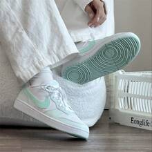 Nike 2026 New Style COURT BOROUGH Sneakers For Boys, Girls, And Big Kids - Low-Top Sneakers (Women's Shoes FZ3539-100)