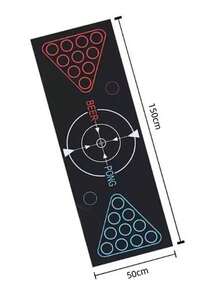 1pc Tabletop Game Mat, Multi-Player Party Entertainment Prop, Creates Atmosphere. Suitable For Family And Friends Interactive Games. - Multicolor - View 6