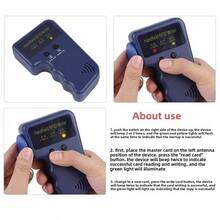 2025 New Universal 1pc 3/6 Slots Handheld 125KHz Low Frequency ID Card Copier, EM Card RFID Smart Card ID Duplicator, Minimalist Industrial Style, Blue, Portable Palm-Sized Design, One-Key Copy + Anti-Drop Shell, Fast Reading + Precise Duplication + Multi-Card Compatible, Smart Card Copying Device Suitable For Access Cards, Attendance Cards, Elevator Cards - Multicolor - View 5