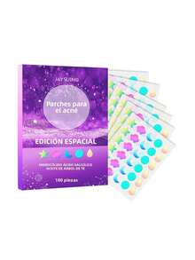 Parches para el acné Jaysuing para el cuidado de los poros de la cara, reducen la enrojecimiento e inflamación, absorción nocturna, cubierta de hidrocoloide, tratamiento de manchas para mujeres y hombres - 1 - Ver 8