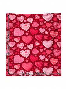 Manta de pelúcia com estampa de coração rosa, geométrica abstrata, "Eu te amo", estilo Dia dos Namorados. Macia e quentinha, ideal para todas as estações do ano. Perfeita para sala de estar, sofá, poltrona, quarto, viagens de carro, camping, escritório e decoração de casa. Ótima opção de presente. - Multicolorido - Ver 8