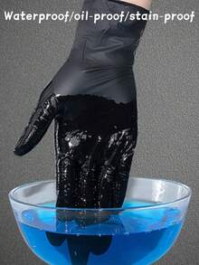 20pcs/10pcs Disposable Nitrile Gloves - Manicure Protective Gloves, Waterproof And Oil-Proof, Suitable For Tattoo, Nail Art And Salon Cleaning - Multicolor - View 4