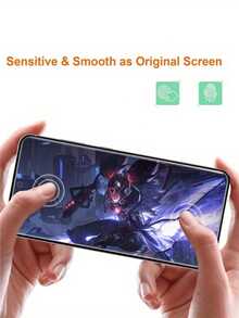 3pcs Tempered Glass Screen Protector, Full Screen Coverage, Tempered Glass Screen Film, Privacy Protection Glass Film, Anti-Fingerprint, 9H Hardness, Anti-Shock, Perfect Fit, Compatible With IPhone 17 Pro Max/17 Pro/17 Air/17/16 Pro Max/16 Pro/16 Plus/16/15 Pro Max/15 Pro/15 Plus/15/14/13/12 And Other Models - Clear - View 6