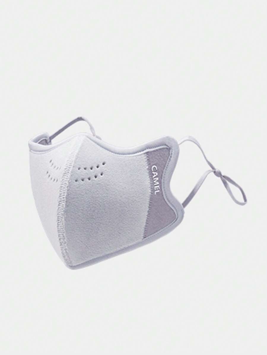 CAMEL CROWN Thermal Lined 3D Contoured Windproof Face Mask, Dust & Cold Protection For Autumn/Winter Hiking - Moonlight Gray - View 1