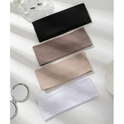 4pcs/Set Versatile Headbands For Women, Suitable For Daily Wear, Outdoor Running, Yoga And Other Sports Activities