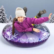 Inflatable Snow Tube, Inflatable Snow Skiing Sledge, Towable Water Skiing Circle