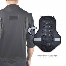 CHCYCLE Motorcycle Chest Protector Motocross Dirt Bike Chest Protector,Motorcycle Armor Vest Back Spine Protection For Adults,Suitable For Adult Skaters, Outdoor Sports Enthusiasts