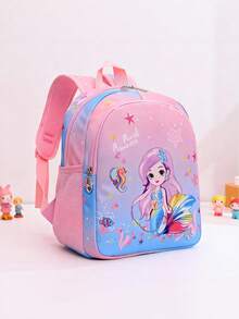 Söt tecknad miniryggsäck, bedårande enhörningsdesignad skolväska, regnbågsfärgad ryggsäck, kawaii tecknad ryggsäck, flickväska med axelrem, ryggsäck - Multifärgad - Visa 12