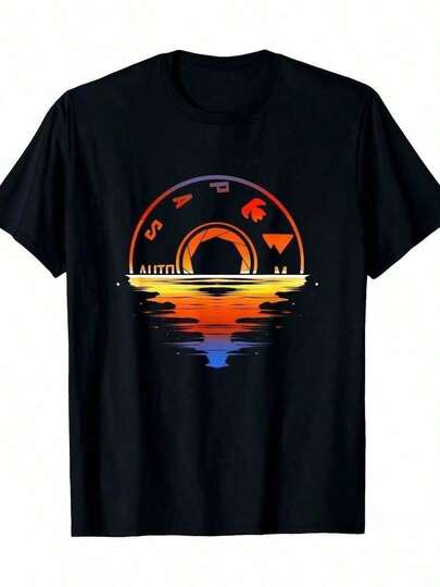 Camiseta de Fotografía Vintage para Amantes de Fotógrafos con Lente de Cámara-% Algodón-220g,% Algodón Camiseta de Manga Corta, Esencial para Verano y Primavera, Cuello Redondo Casual y Holgado, Camiseta con Letras Impresas para Hombres