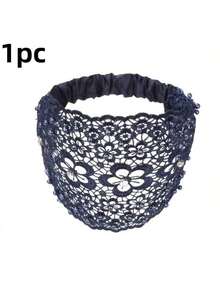 1 Stück Cut Out Haarreif mit Perlen-Verzierungen; breitkrempiger Haarclip, entwickelt um graue Haare zu bedecken. Damen Haarband - Spitze, perlenbesetzt, breitkrempig für graue Haare Abdeckung und stilvolle Anlässe, Turban Haarband, Schweißband, Mode Haarzubehör, elegante Haarklammern, Damen Haarspange für Lässig - Verschiedenfarbig - Übersicht 8