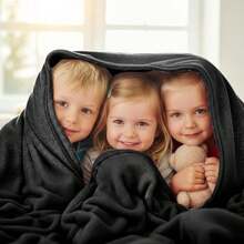 Matrimonial King Size Ultrasuave 400GSM Frazada de Franela Manta Individual Frazada Cómoda y Calientita Cobijas Calientitas Cobertores para Cama Sofá Dormitorio Oficina Viaje ()(Color Negra Matrimonial(200*230cm)) - Multicolor - Ver 10