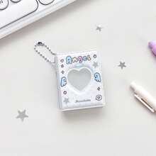 1pc Valentine's Day Heart-Shaped 1-Inch Photo Album, ID Photo Album Pendant, Sticker Album, Card Holder - Multicolor - View 11