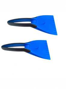 Silicone Car Ice Scraper, Car Snow Shovel, Soft Handle Ice Scraper, Winter Snow Cleaning Scraper Tool, Auto Parts - A - View 4