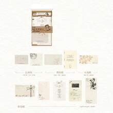 MOCARD 30张/包复古拼贴剪贴簿纸，无粘性DIY装饰材料，礼品，手工工艺品，个性化剪贴簿规划，创意学习用品 - 杏色 - 查看 10