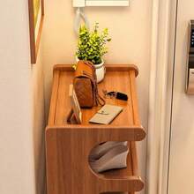 1个可叠放鞋架，可容纳4-30双鞋，独立式鞋架，适用于玄关、衣橱、走廊，多功能前门鞋架 - 彩色 - 查看 11