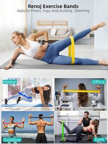 5pcs Resistance Bands Set With Storage Bag, Fitness Accessories For Daily Workout, Yoga, Stretching - Multicolor - View 6