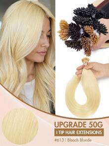 12-22 Inch Remy Human Hair I-Tip Extensions, Easy To Style, Cold Fusion, Pre-Bonded, Real Hair, Long-Lasting, Soft & Natural, Portable For Travel & Daily Styling - Multicolor - View 25