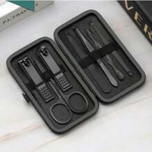 24pcs Professional Manicure & Pedicure Set, Includes Nail Clippers, Finger Nail Clippers, Toenail Trimmer, Nail File, Ear Wax Removal Tool, Unisex With Storage Case