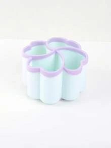 1 szt. obrotowy, kreatywny uchwyt na długopisy, 4-komorowy uchwyt na przybory piśmiennicze, odpowiedni do przechowywania przyborów szkolnych i dekoracji domowego biura (z naklejkami z pandą) - Wielokolorowe - Zobacz 5