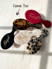 Christmas Gifts, Engraved Name Hair Accessories, Personalized Hairpins, Personalized Bridesmaid Gifts, Wedding Accessories, Bridal Showers, Bachelor's Party, Anniversary Gifts - Multicolor - View 7