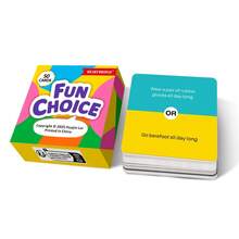 HEART BRIDGE 1PC Fun Dilemma Interactive Card Game, Board Game & Playing Cards For Party Entertainment, Icebreaker Activities, Holiday Gifts Valentine's Day, Halloween, Christmas, Essential For Friends, Family Gatherings & Team Building | 50 Cards Included| - Multicolor - View 9