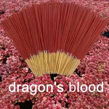 红色花香龙血香棒 - 持久草莓香调，带有木质香调，水果冥想瑜伽家居办公派对节日礼物，缓解疲劳，持久留香（不易散失，燃烧均匀） - 龍血 - 查看 4