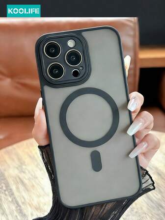 Koolife 1 件装磁吸无线充电全包保护壳，带镜头保护，防震，TPU+PC 磨砂表面，适用于 17 Pro Max/17/17 Pro/17 Air/16/16 Pro/16 Plus/16 Pro Max/11/11 Pro/11 Pro Max/12/12 Pro/12 Pro Max/13/13 Pro/13 Pro Max/14/14 Pro/14 Pro Max/14 Plus/15/15 Pro/15 Plus/15 Pro Max